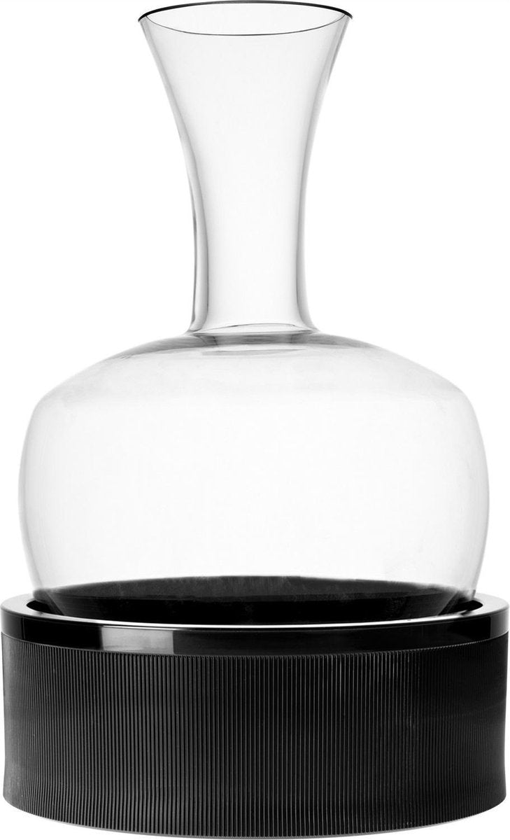Italesse Alavin Decanteerkaraf met Zwarte Voet