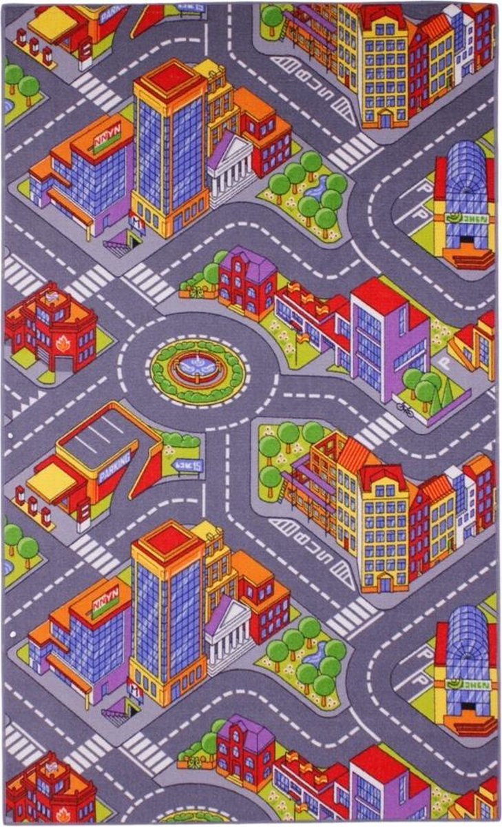 Big City Stratentapijt - 140X200 cm
