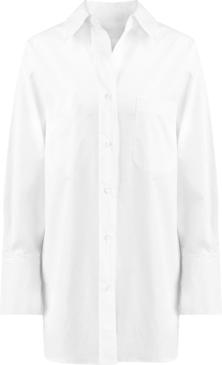 Long white blouse