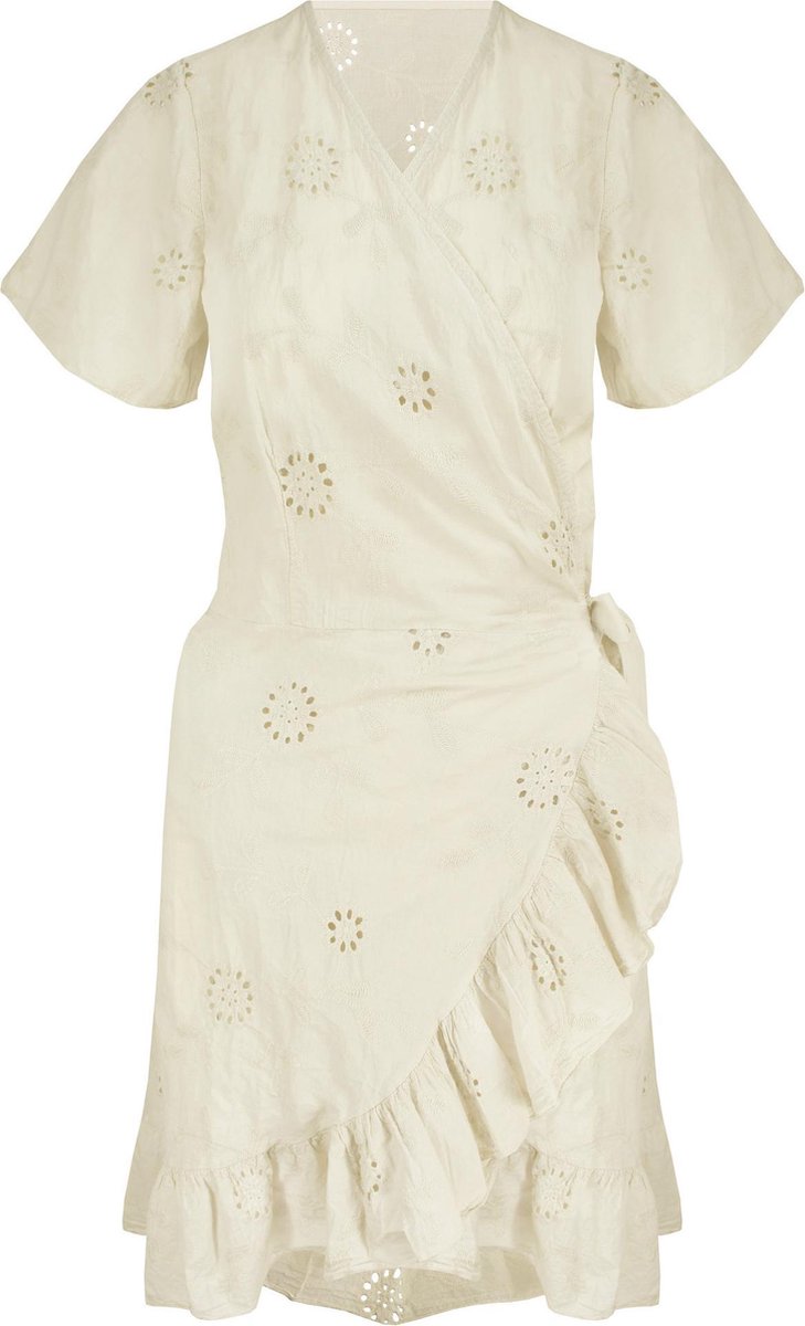 Cotton Wikkeljurk Beige