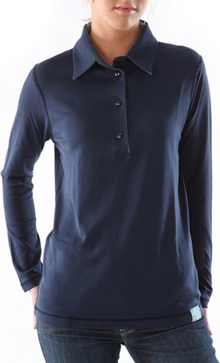 Pyama Poloshirt vrouw Kleur: Blauw | Maat: L | Zeer lange levensduur