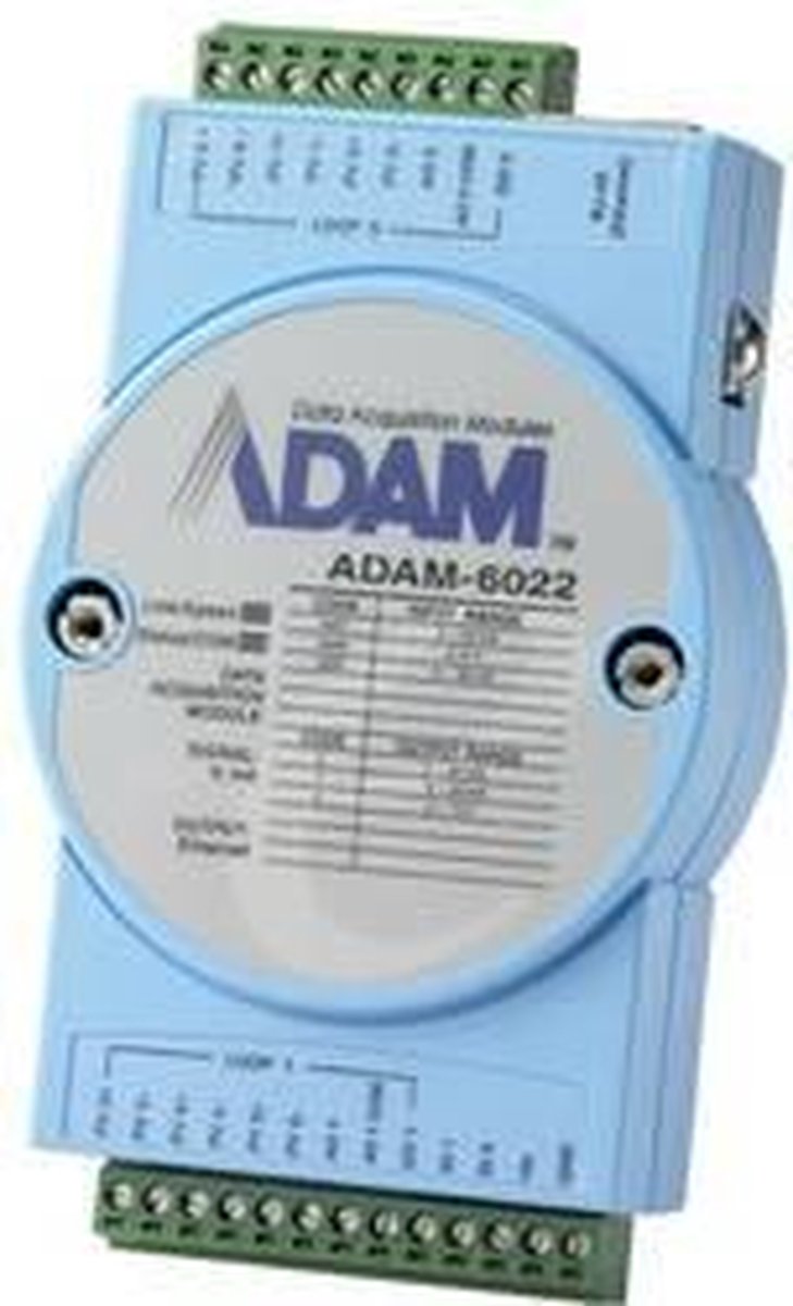 Advantech ADAM-6022 Ethernet dual-loop PID controller 12 V/DC
