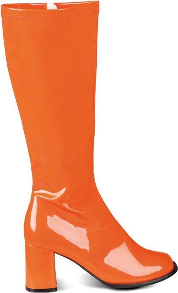 Verkleedlaarzen Retro Oranje Dames Maat 40