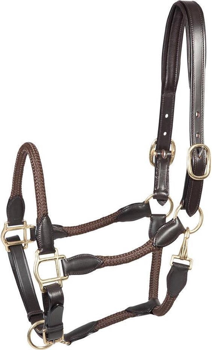 PFIFF halster van leer Lina PONY bruin