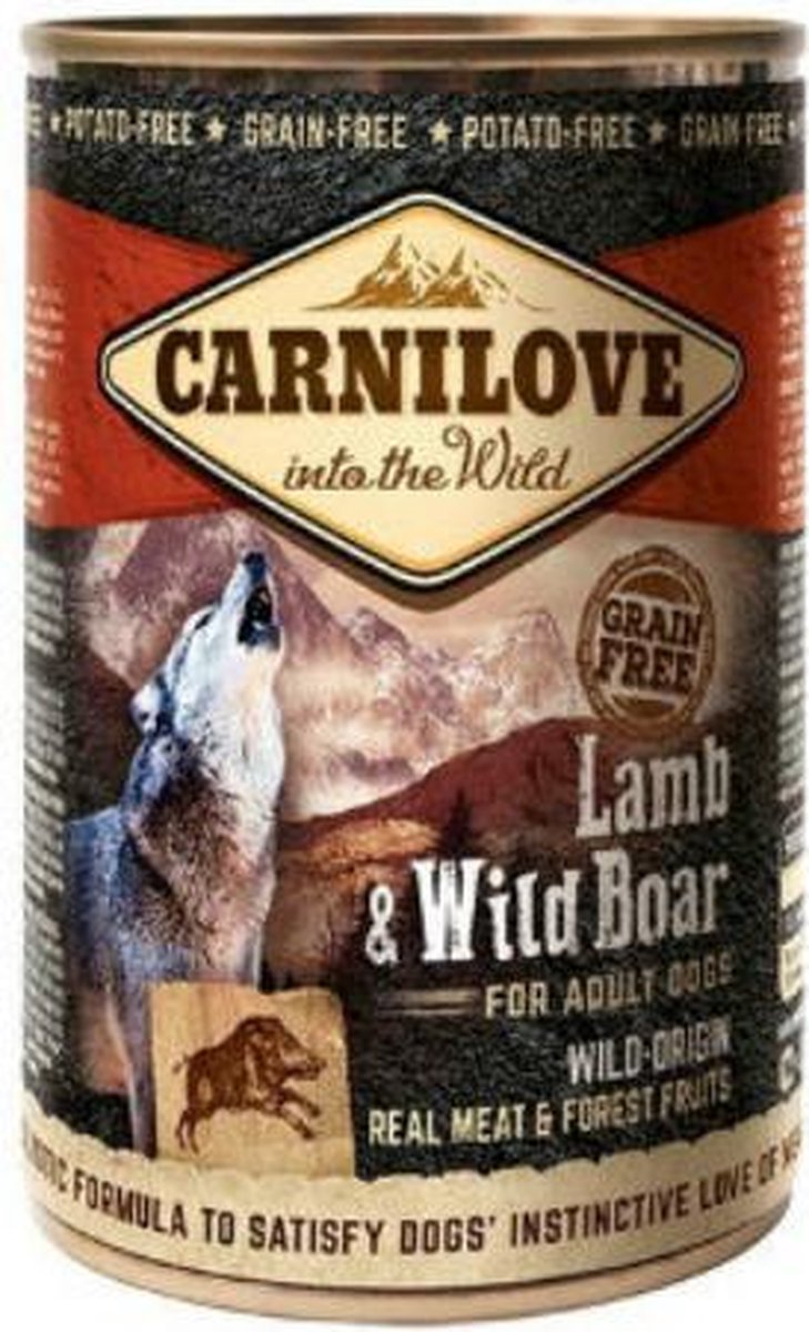 Carnilove Lam & Wild Zwijn - Hondenvoer - 1 x 400 g