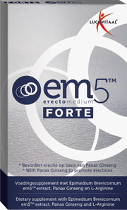 Lucovitaal EM5 Erectomedium Forte - 6 capsules - Voedingssupplementen