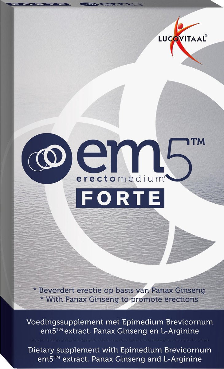 Lucovitaal EM5 Erectomedium Forte - 6 capsules - Voedingssupplementen