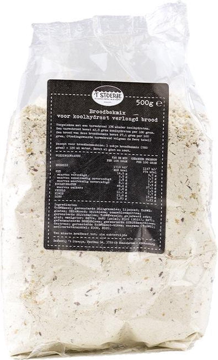't Stoepje | Broodmix | 1 x 500 gram  | Snel afvallen zonder poespas!