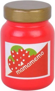 Mama Memo Pot Aardbeienjam Hout 6 Cm Rood