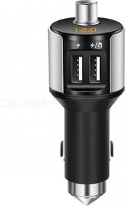 Draadloze bluetooth Carkit FM transmitter - Hands-free bellen - Draadloos muziek spelen - 2 USB poorten