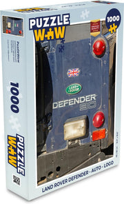 Puzzel Land Rover Defender - Auto - Logo - Legpuzzel - Puzzel 1000 stukjes volwassenen
