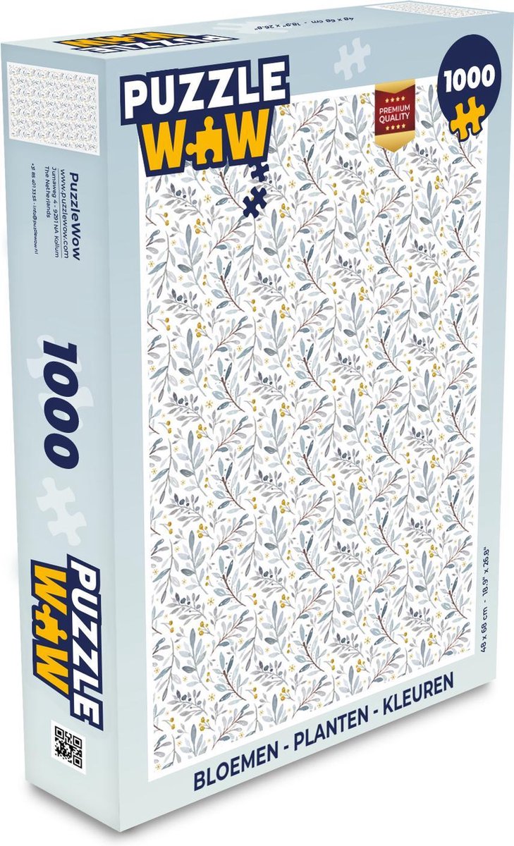 Puzzel Bloemen - Planten - Kleuren - Legpuzzel - Puzzel 1000 stukjes volwassenen