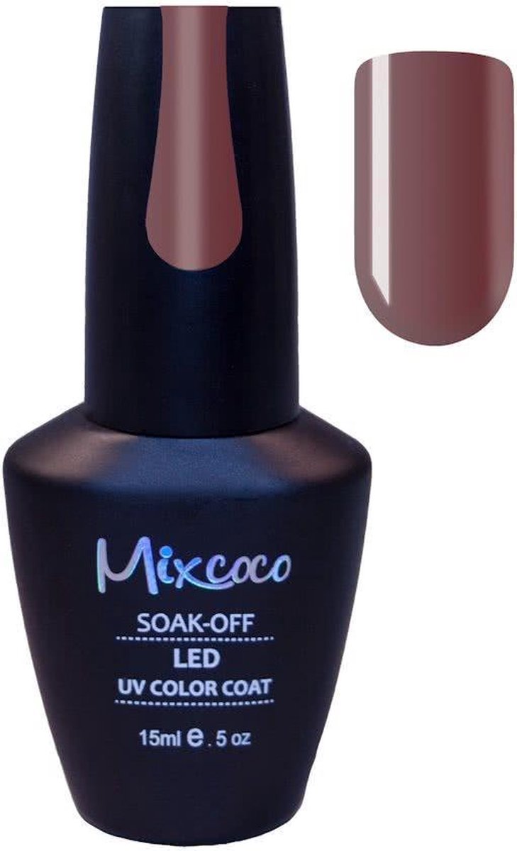 Gellak Mixcoco # 065 Scarlet Brown - Gel nagellak