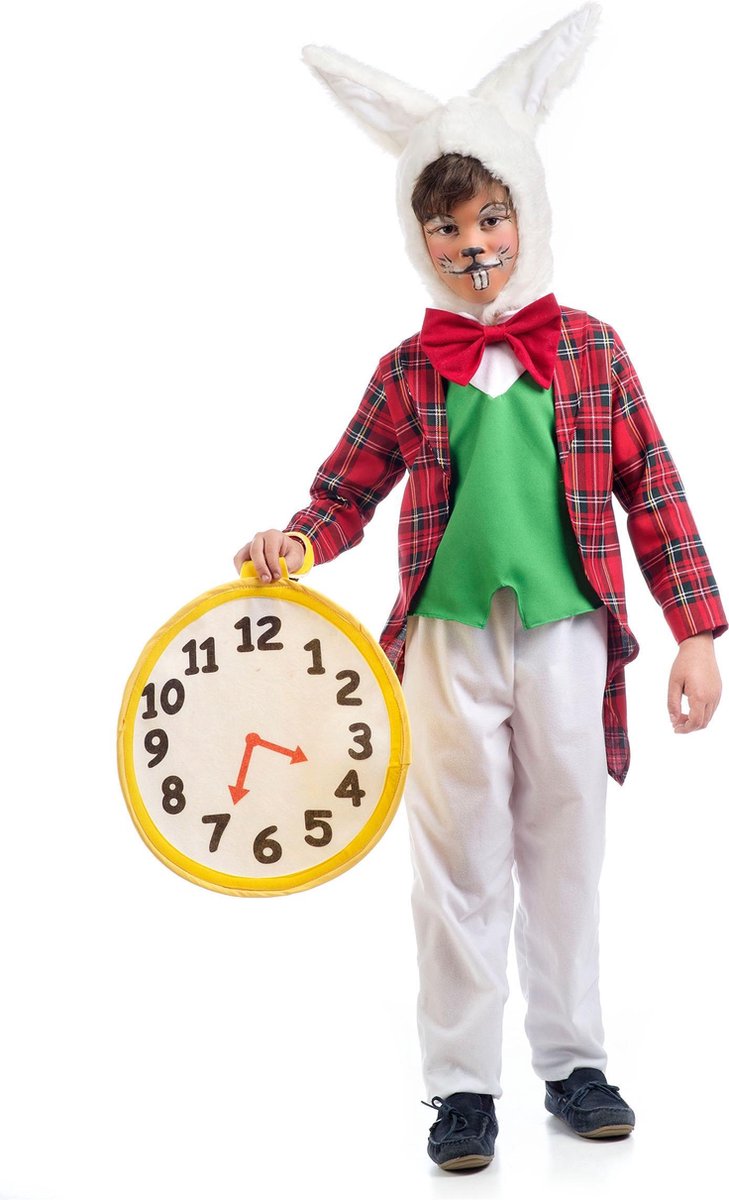 Konijn in Wonderland kostuum voor kinderen - Verkleedkleding - Maat 122/134
