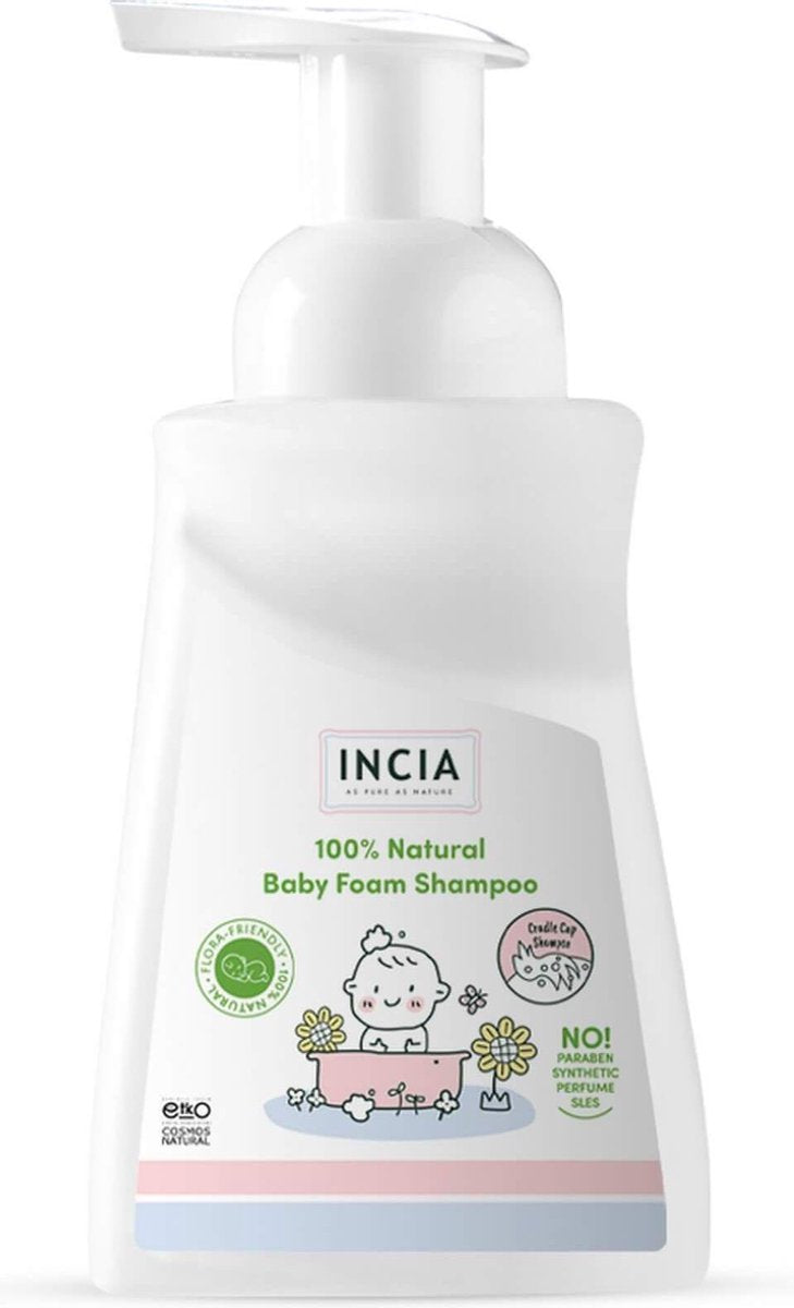 INCIA Natuurlijke Baby Shampoo - Haar & Lichaam (200 ml)