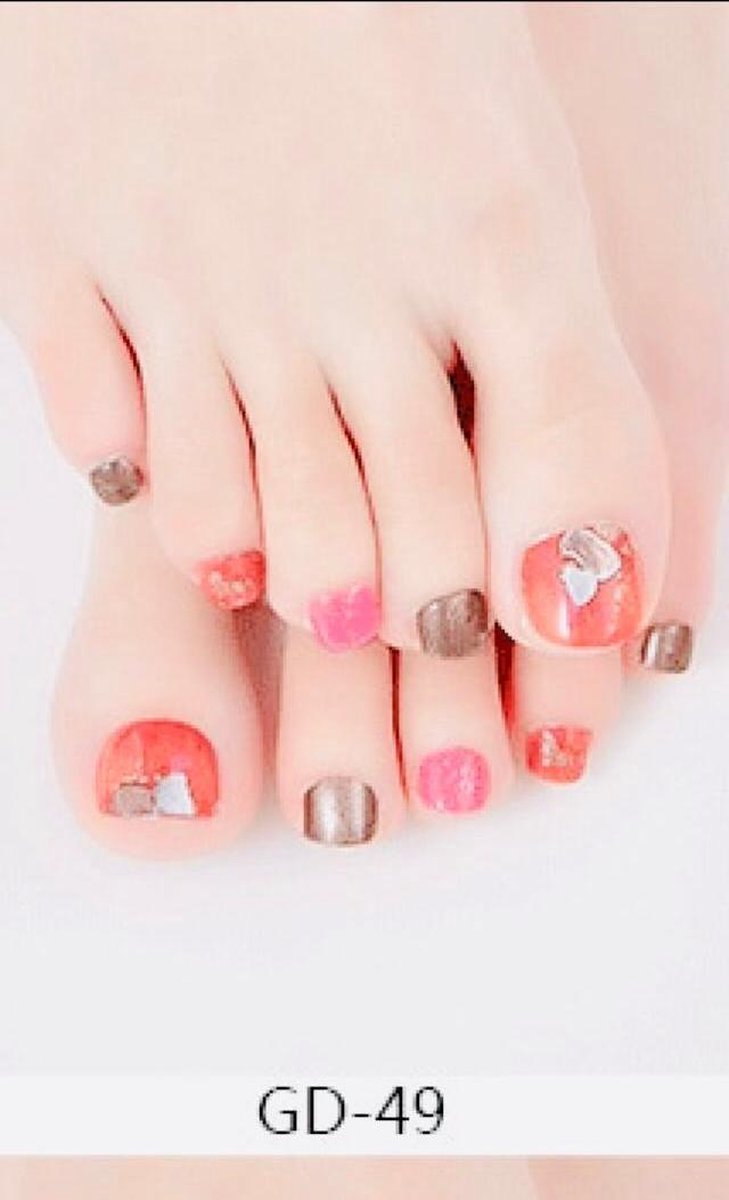 NagelStickers 44 Tips/2Vel Manicure Teen Nagel stickers