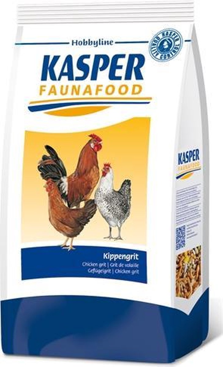 Kasper faunafood hobbyline kippengrit - 3 kg - 1 stuks