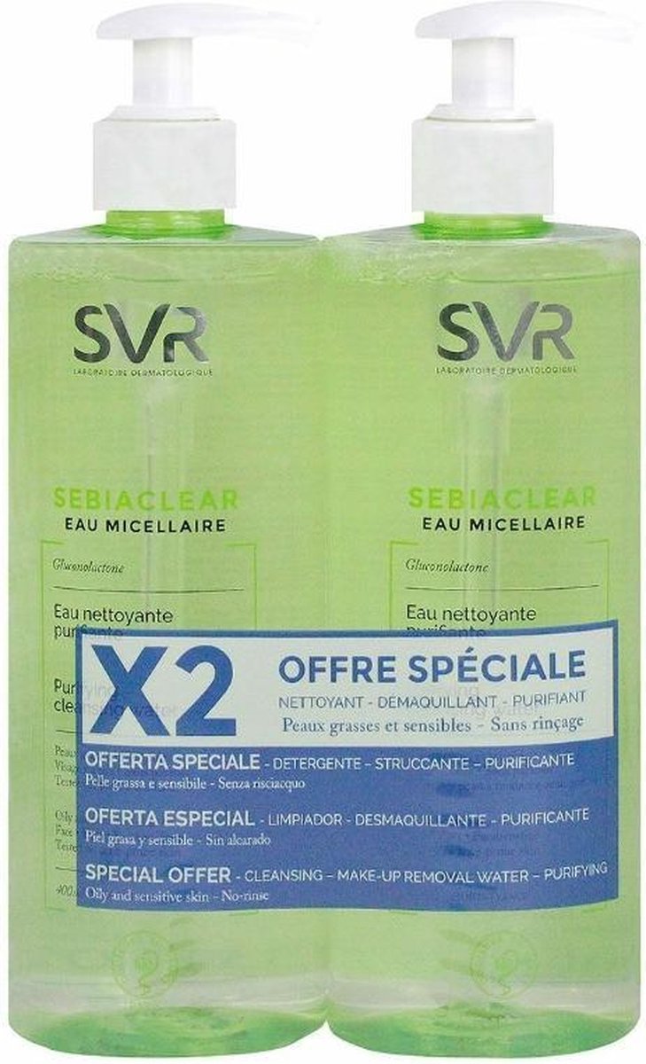 SVR Lotion Sebiaclear Eau Micellaire Duo