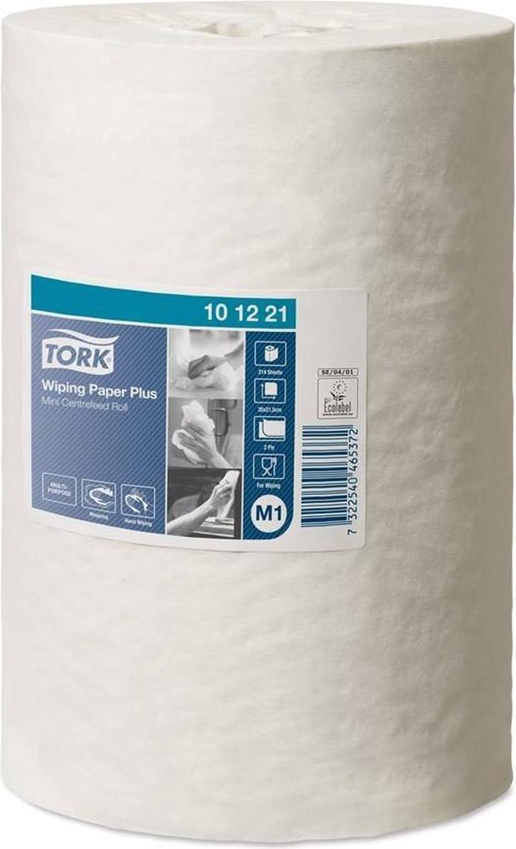 Tork Wiping Plus Mini Centerfeed Poetspapier  2-laags M1