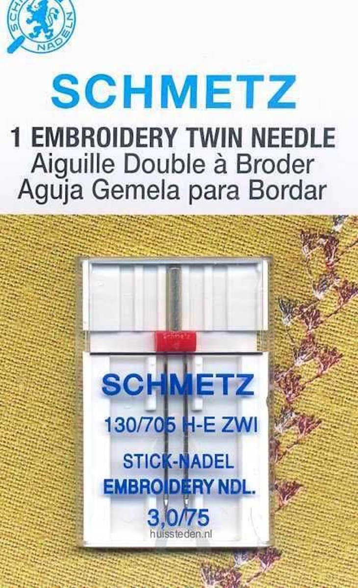 Schmetz Borduur tweelingnaald 3