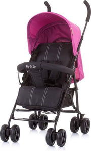 Chipolino Everly Buggy - Kinderwagen - Lichtgewicht - Volledig inklapbare kinderwagen - Fuchsia