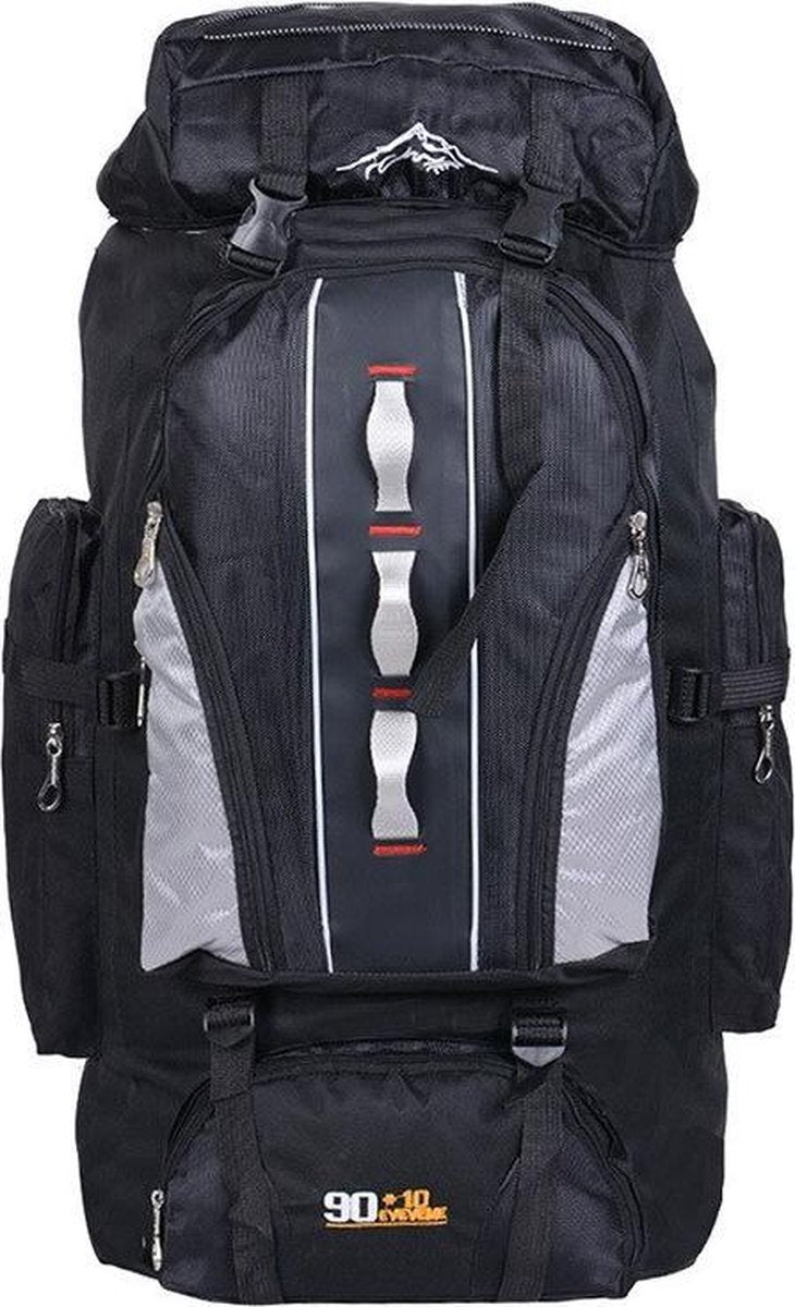 Backpack - Large Capacity - Zwart - Wandelrugzak - Rugtas - Rugzak - 100 Liter