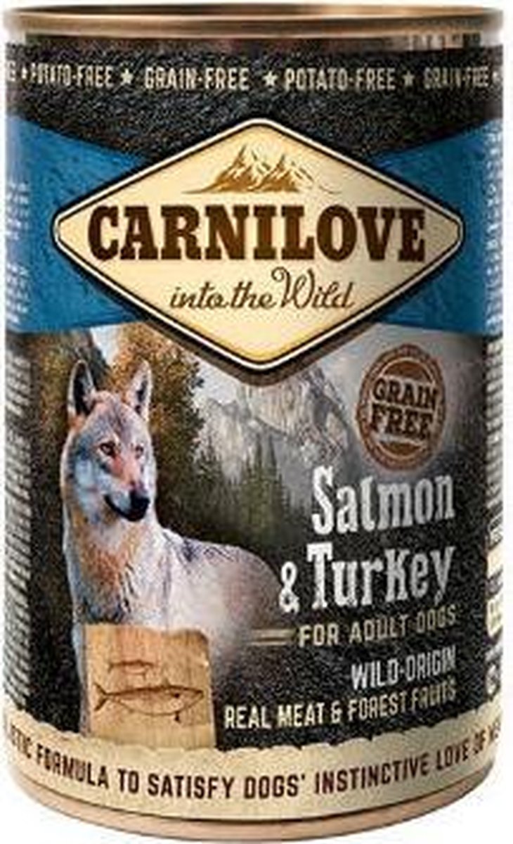 Carnilove Zalm & Kalkoen Adult - Hondenvoer - 1 x 400g