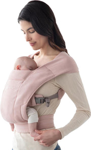 Ergobaby Baby Draagzak Embrace Blush Pink - ergonomische draagzak vanaf geboorte