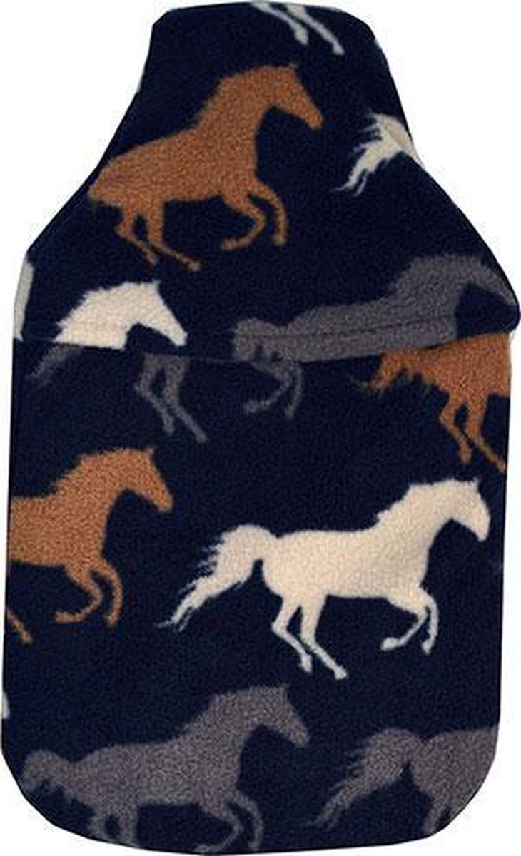 Vagabond Warmwaterkruik - 2 Liter - Natuurrubber- Horses