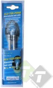 Aluminium deurpinnen BMW met ledlamp rood