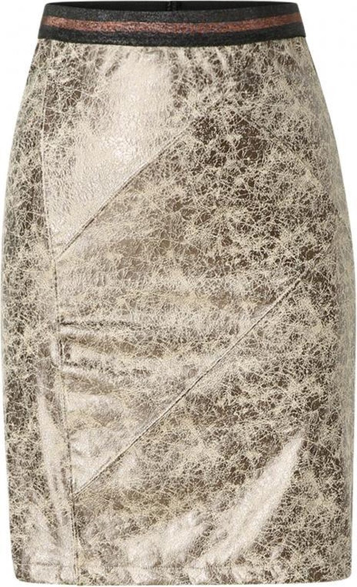 YEST Carlotta Rok - Taupe Grey - maat 42