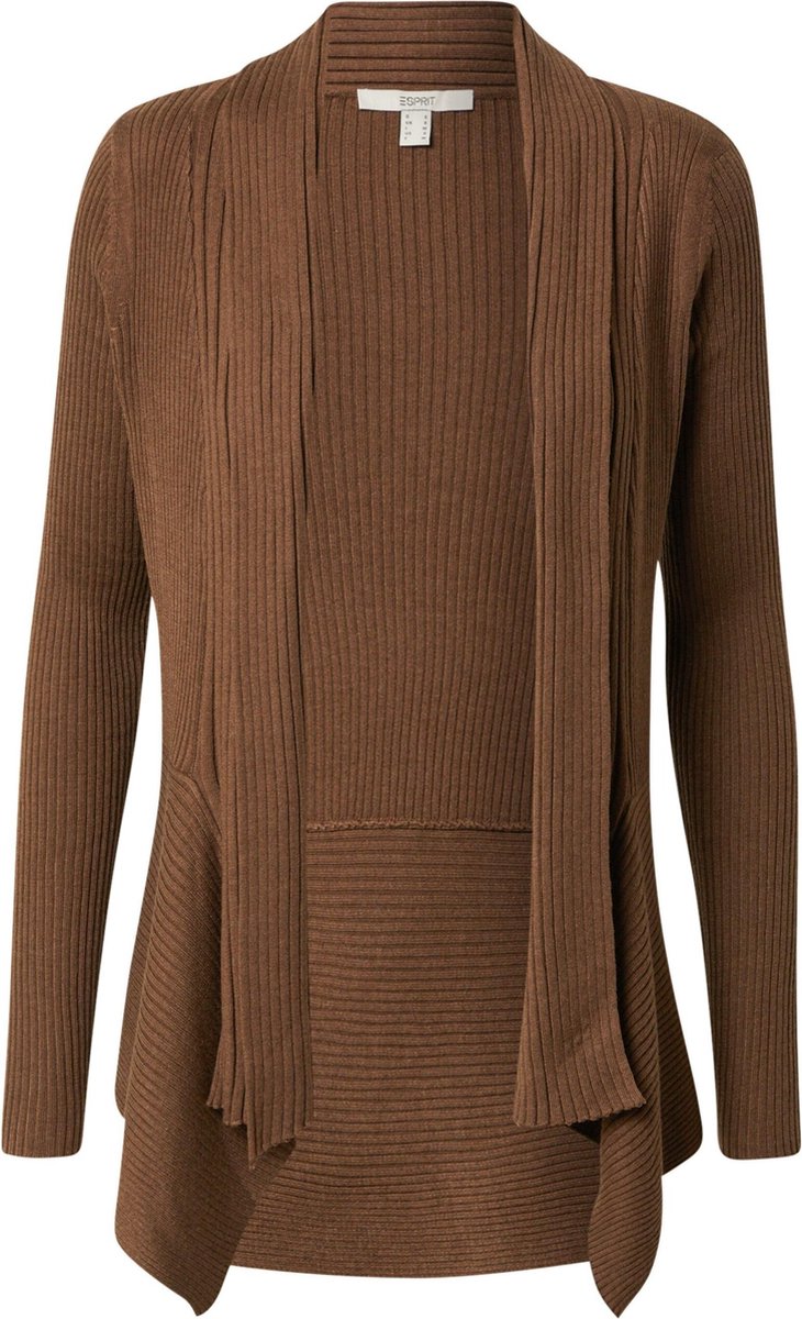 Esprit gebreid vest Karamel-L (Xl)