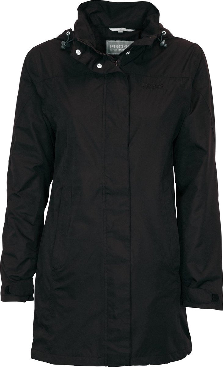 Pro-x Elements Outdoorjas Jenna Dames Polyester Zwart Maat 36