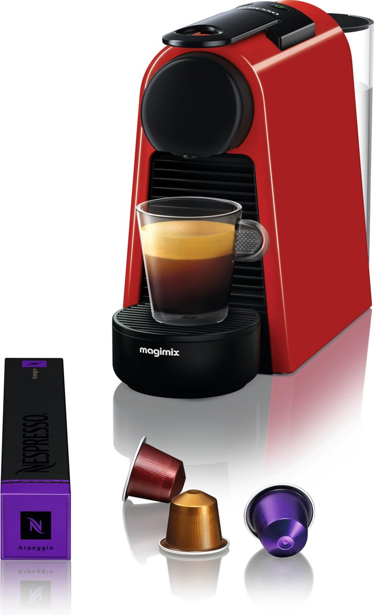 Nespresso Magimix Essenza Mini M115 - Koffiecupmachine - Ruby Red