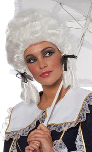 Antoinette pruik wit