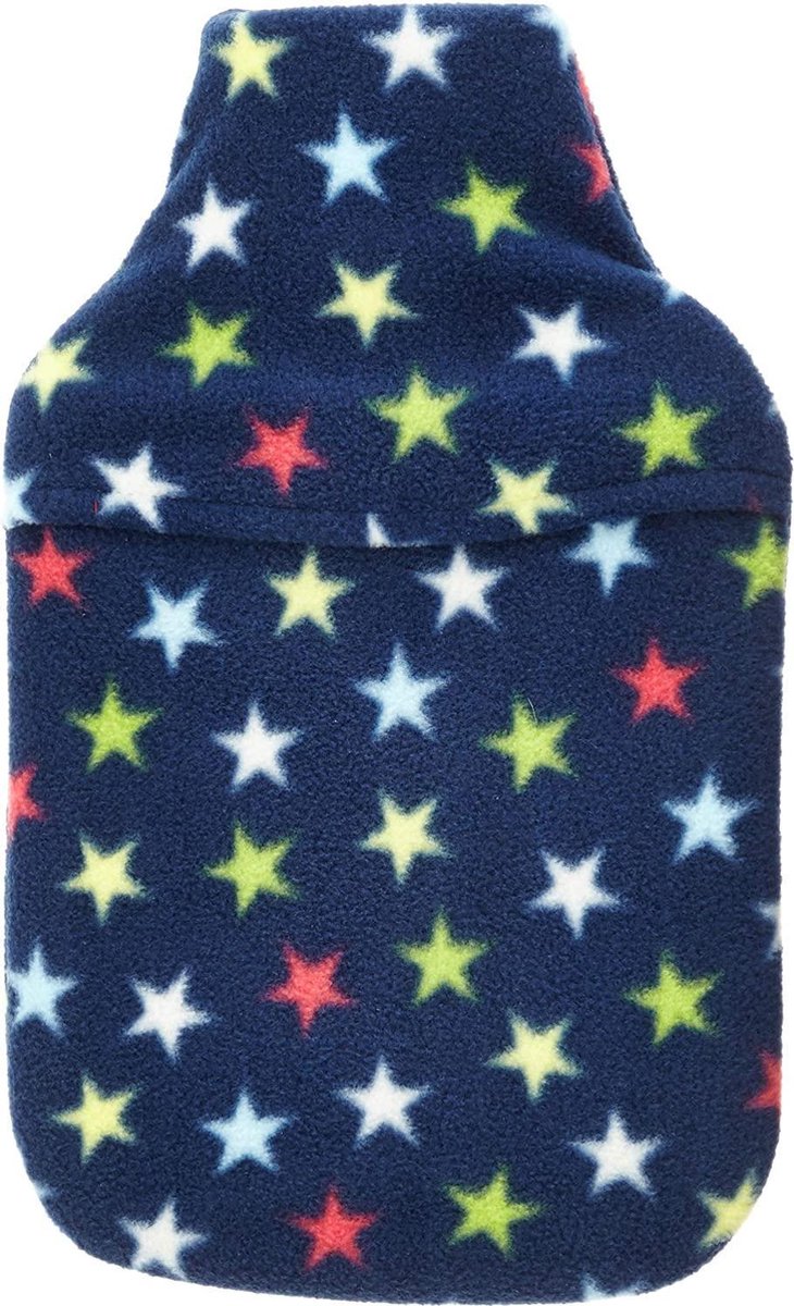 Vagabond Warmwaterkruik - 2 Liter - Natuurrubber - Navy Multistars