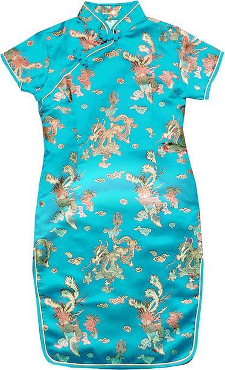 TA-HWA Chinese Kinderjurk Dragon & Phoenix Meisjes Jurk 116