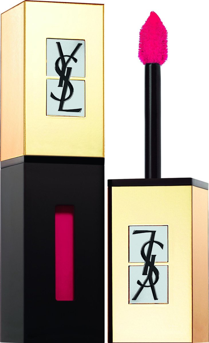 Yves Saint Laurent - Rouge Pur Couture Pop Water Lipstick - Hydratační rtěnka 6 ml  201 Dewy Red