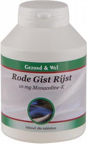 G&W Rode Gist Rijst 180tab