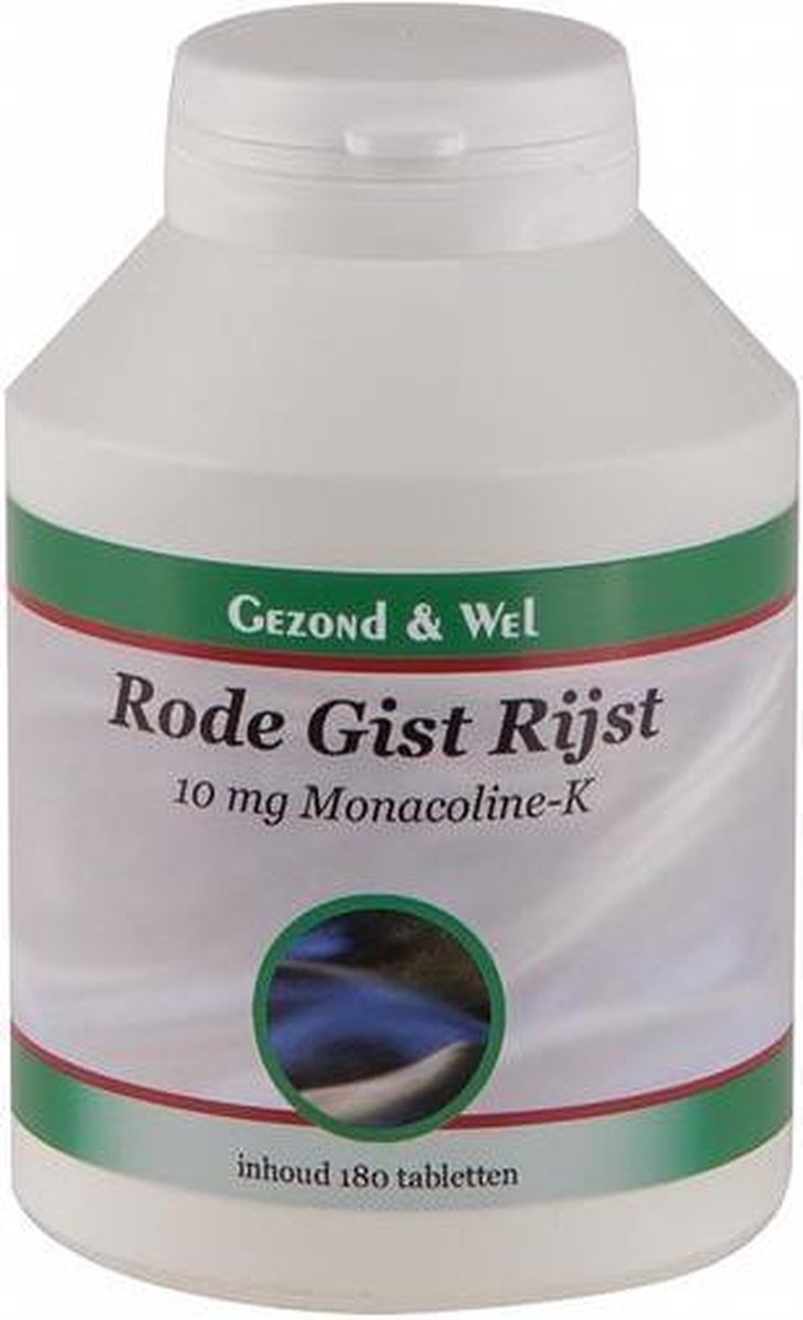 G&W Rode Gist Rijst 180tab