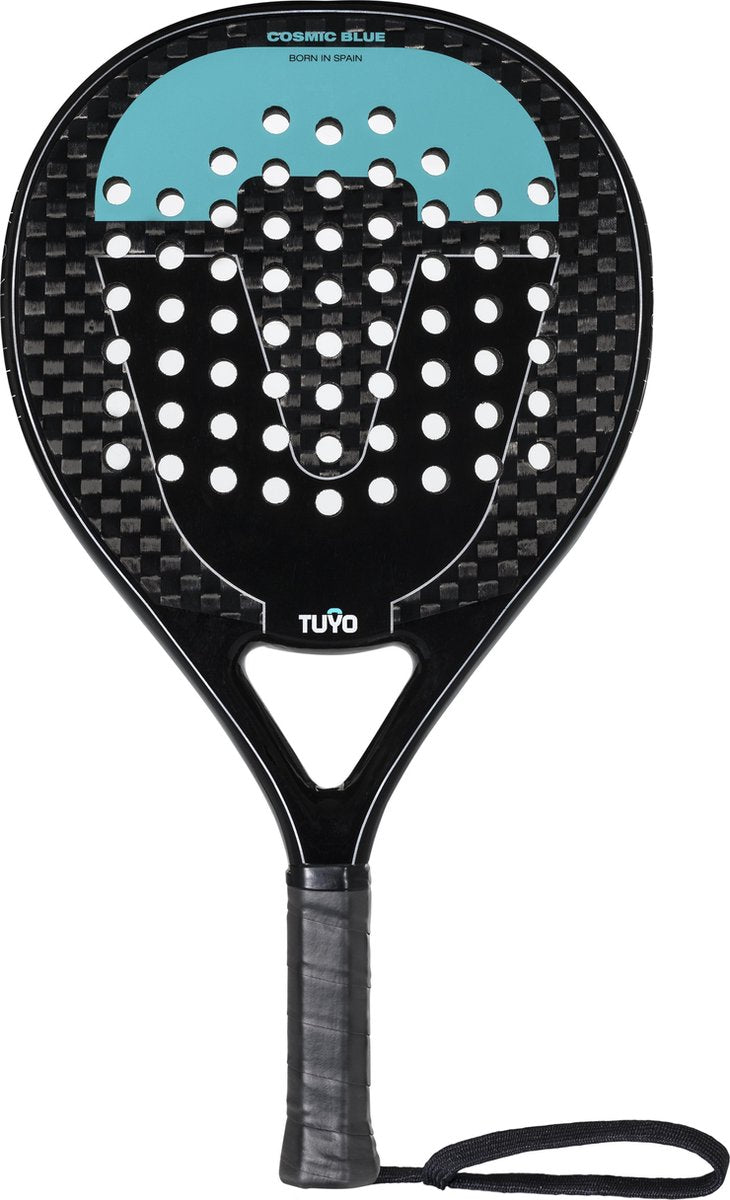 Padelracket - TUYO - Cosmic Blue - all-round speler - traan/druppel vorm