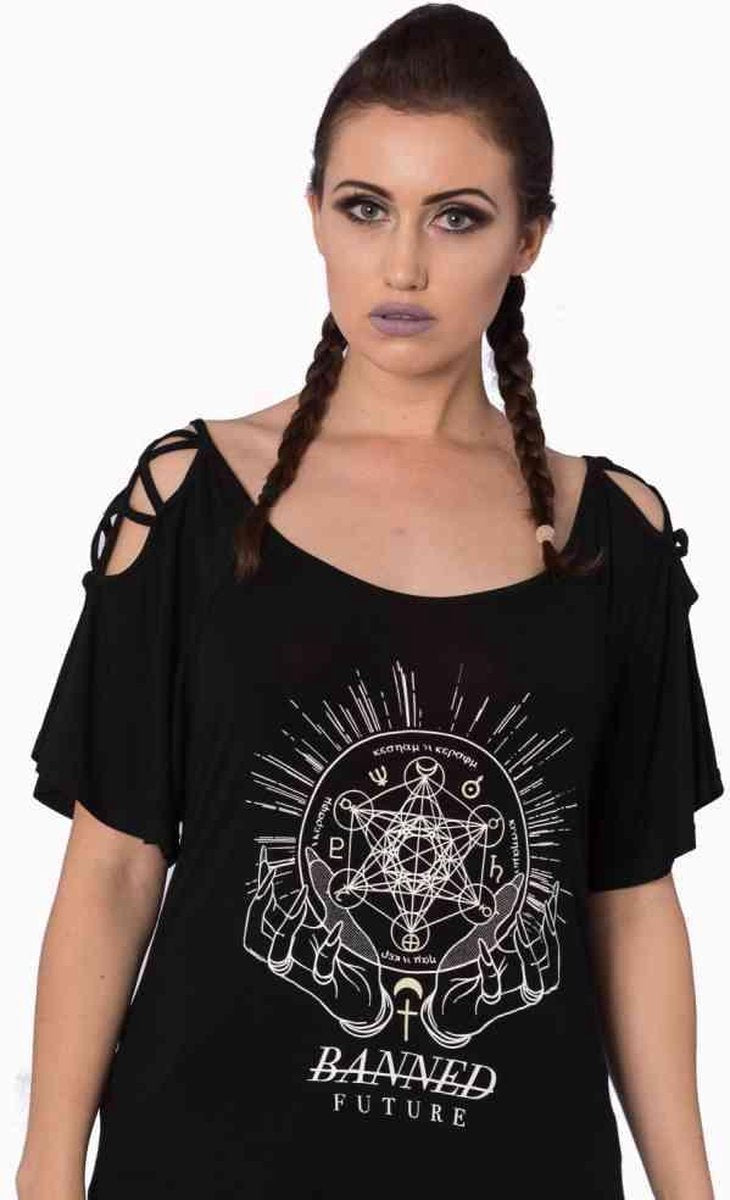 Banned Top -XL- BANNED CONJURE Zwart