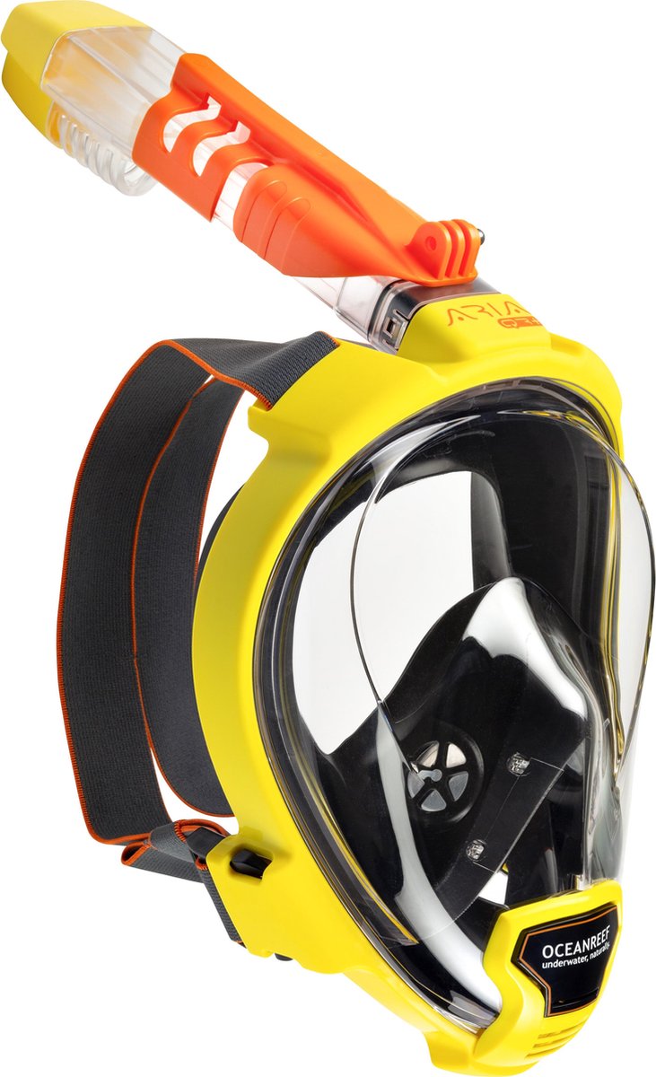 Ocean Reef Aria QR+ Snorkelmasker - Geel - S/M