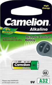 32A  Alkaline batterij 9 Volt
