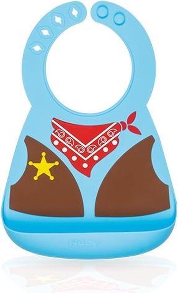 Nuby 3d-slabbetje Cowboy 23