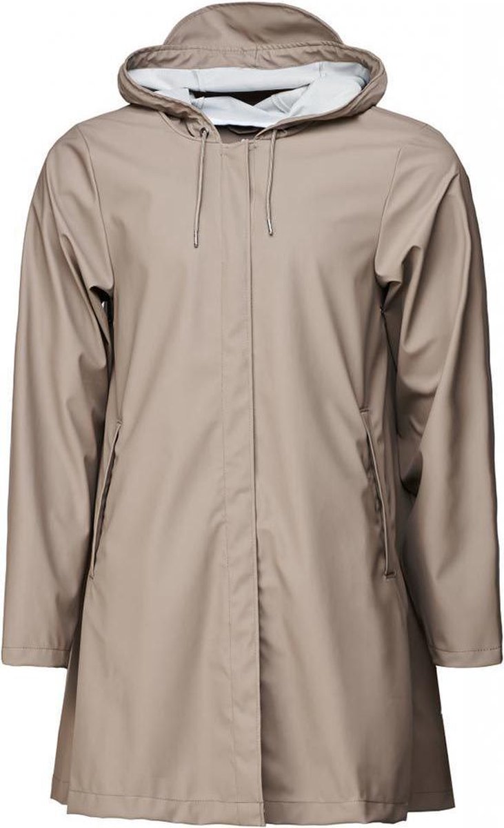 RAINS 1834 A-Line Jacket Taupe-XS/S