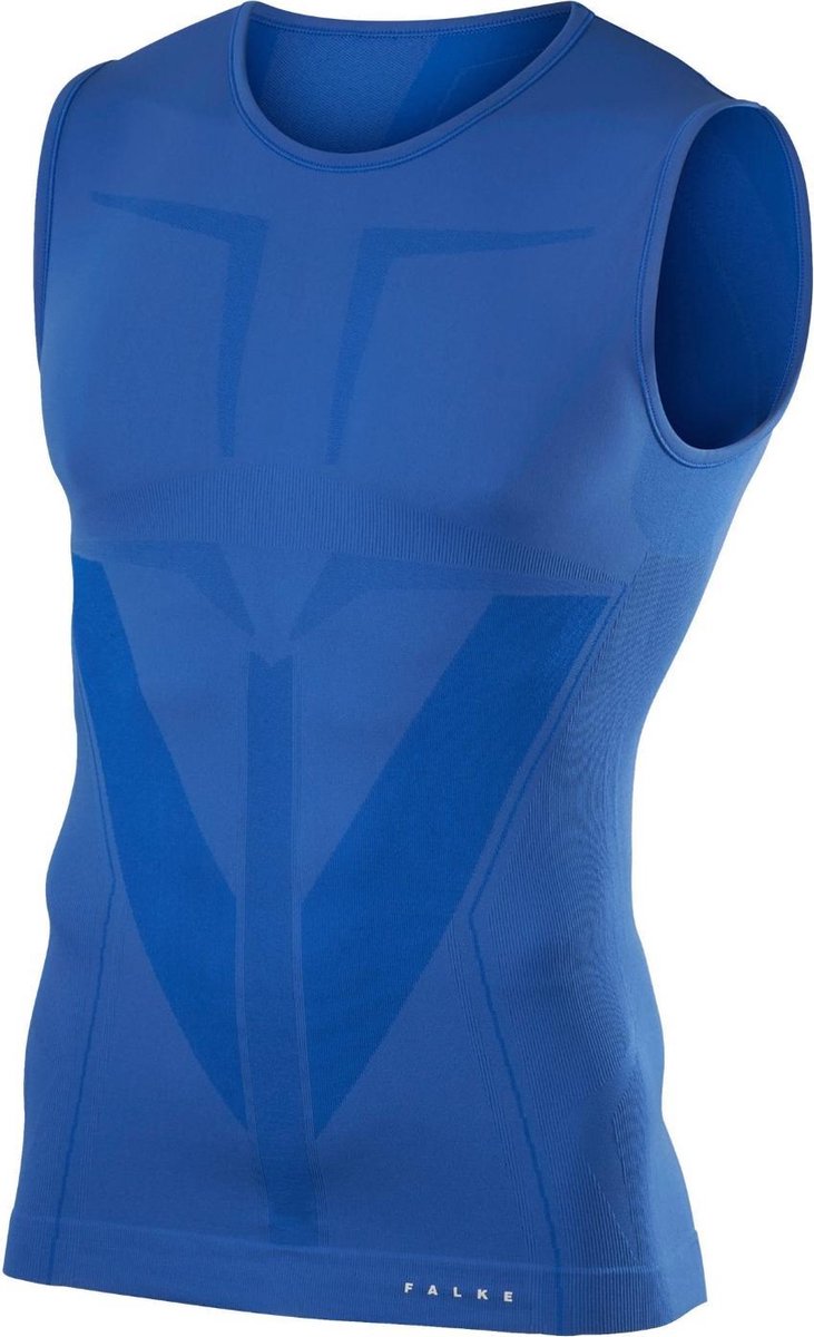 FALKE Warm Singlet Tight Fit Heren 39615 - Blauw 6007 bright sky Heren - S