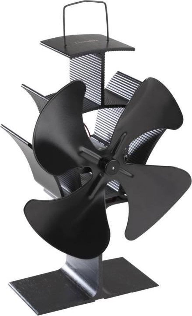 Haardventilator met 4 bladen