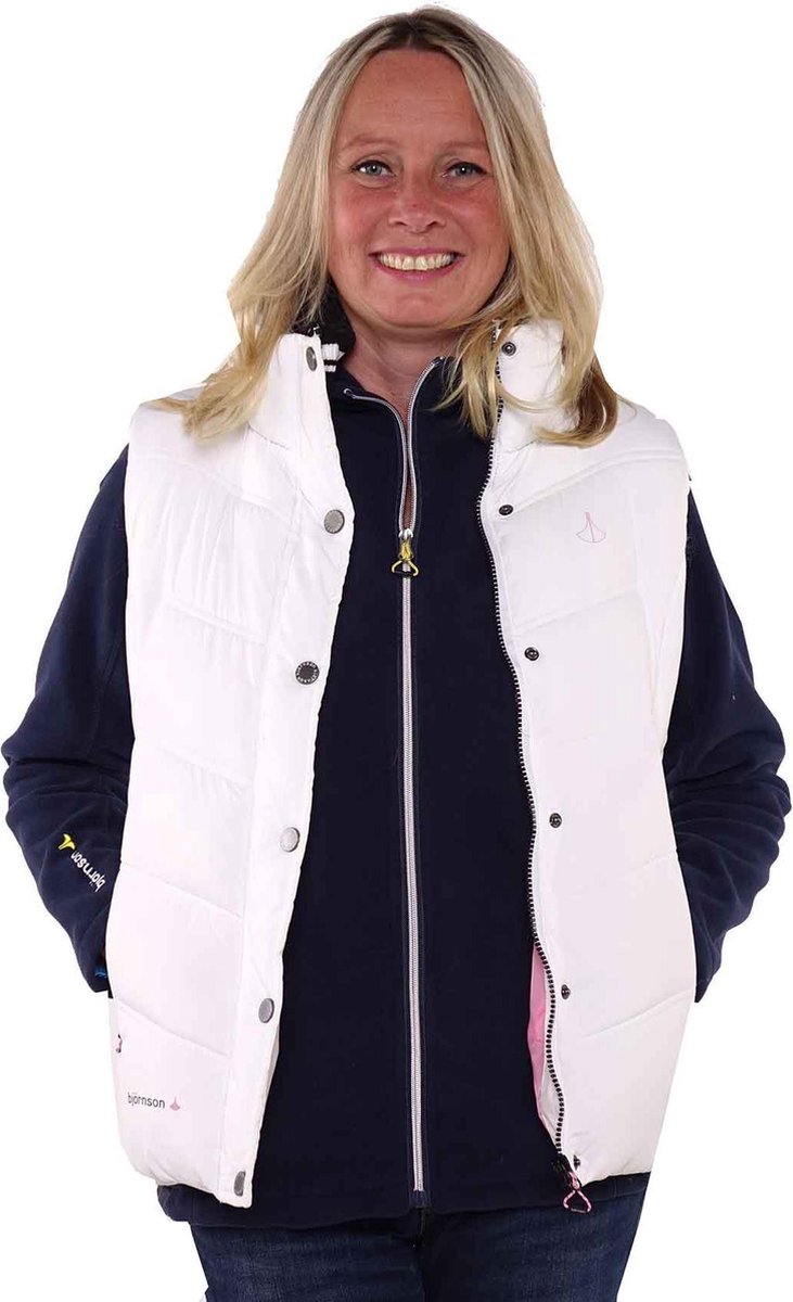 BJØRNSON Bodywarmer 4 Seizoenen Dames Wit - Maat 50 - RONJA