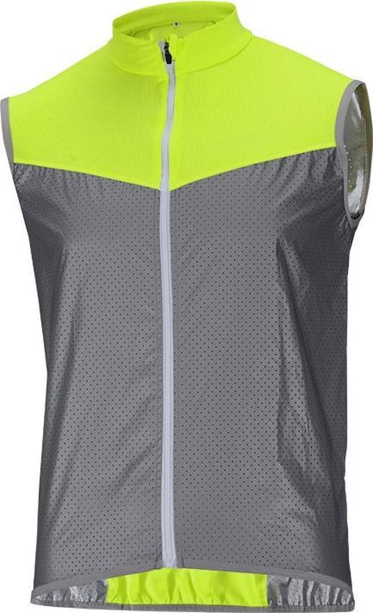 TBG Fietsen Fiets Reflecterend Outdoor Vest Hardlopen Veiligheid Jersey Mouwloos Ademend Vest Nachtwandelen Vest Jas FGY1002 XL